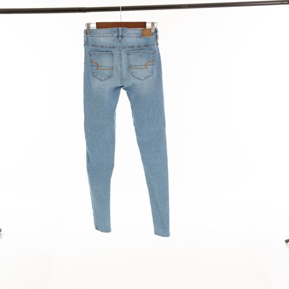 American Eagle (Indigo light wash) Size 0 Xtra Long - Picture 2 of 8